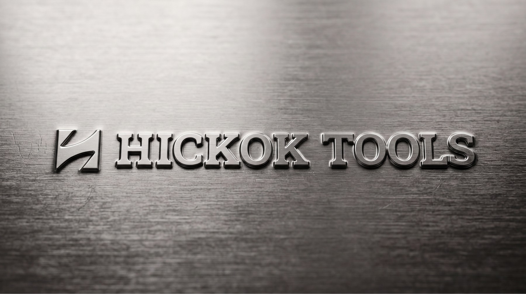 Hickok Tools logotype forged in steel