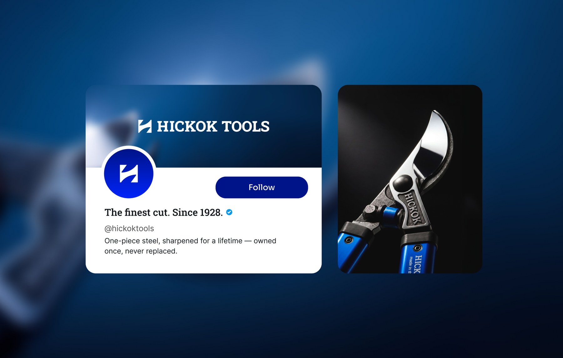 Hickok social media system